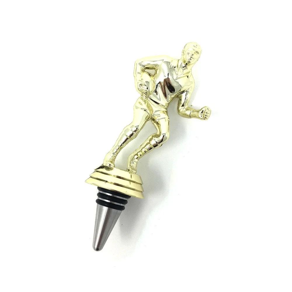 Handmade Bottle Stopper made from Repurposed Rugby Trophy